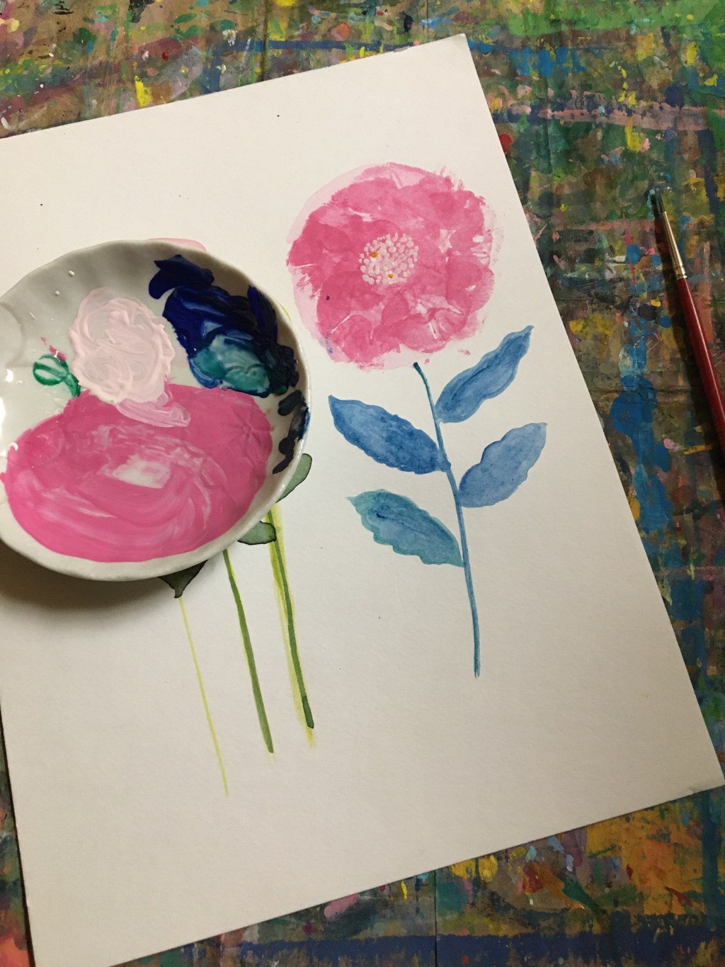 My Favorite Finger-Painting Projects and Positive&nbsp;Words