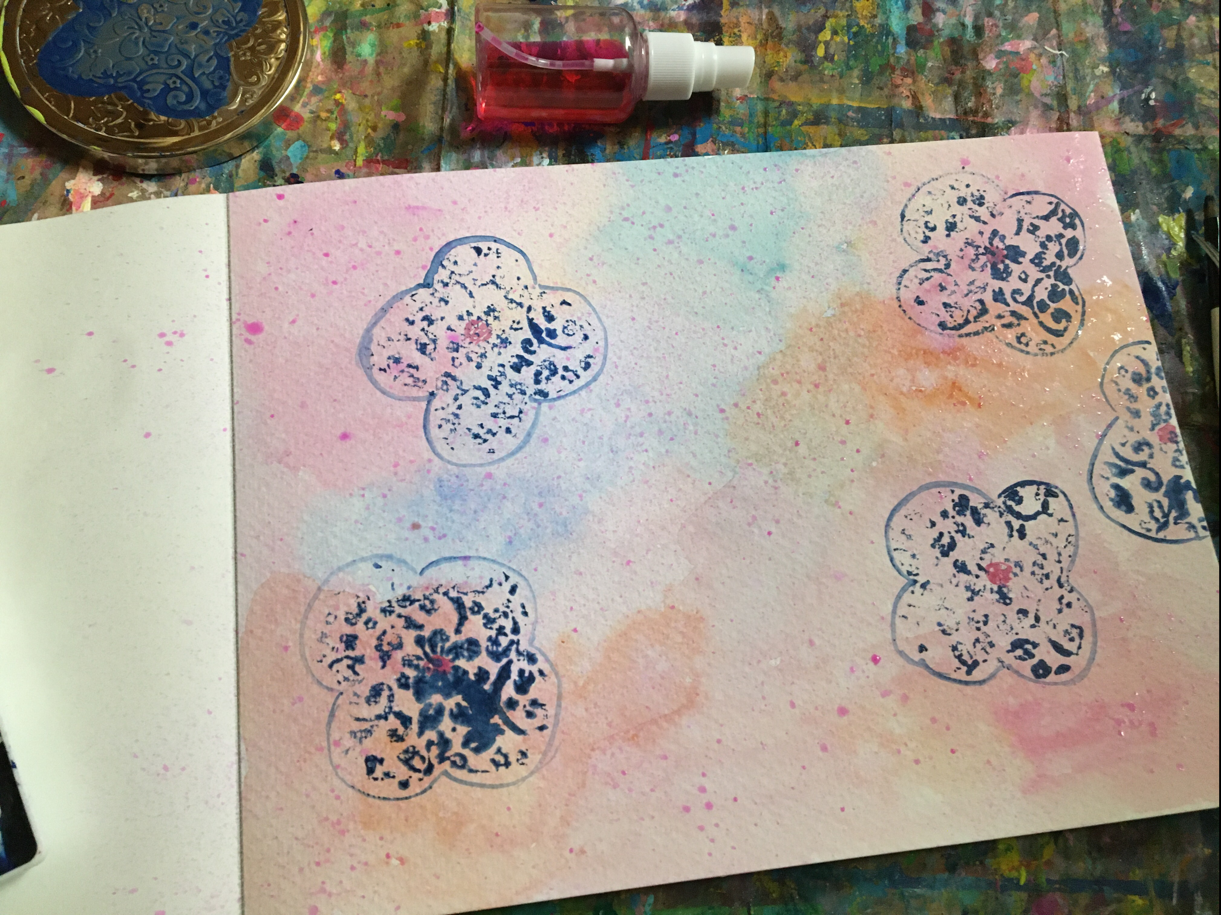 Creative Candle Lid Stamping Idea: A Word Poster