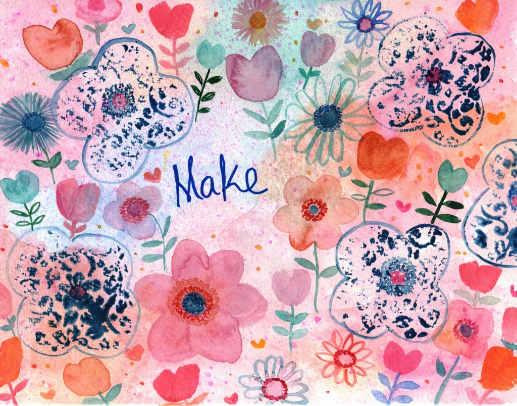 Choose a word and doodle images that represent the word