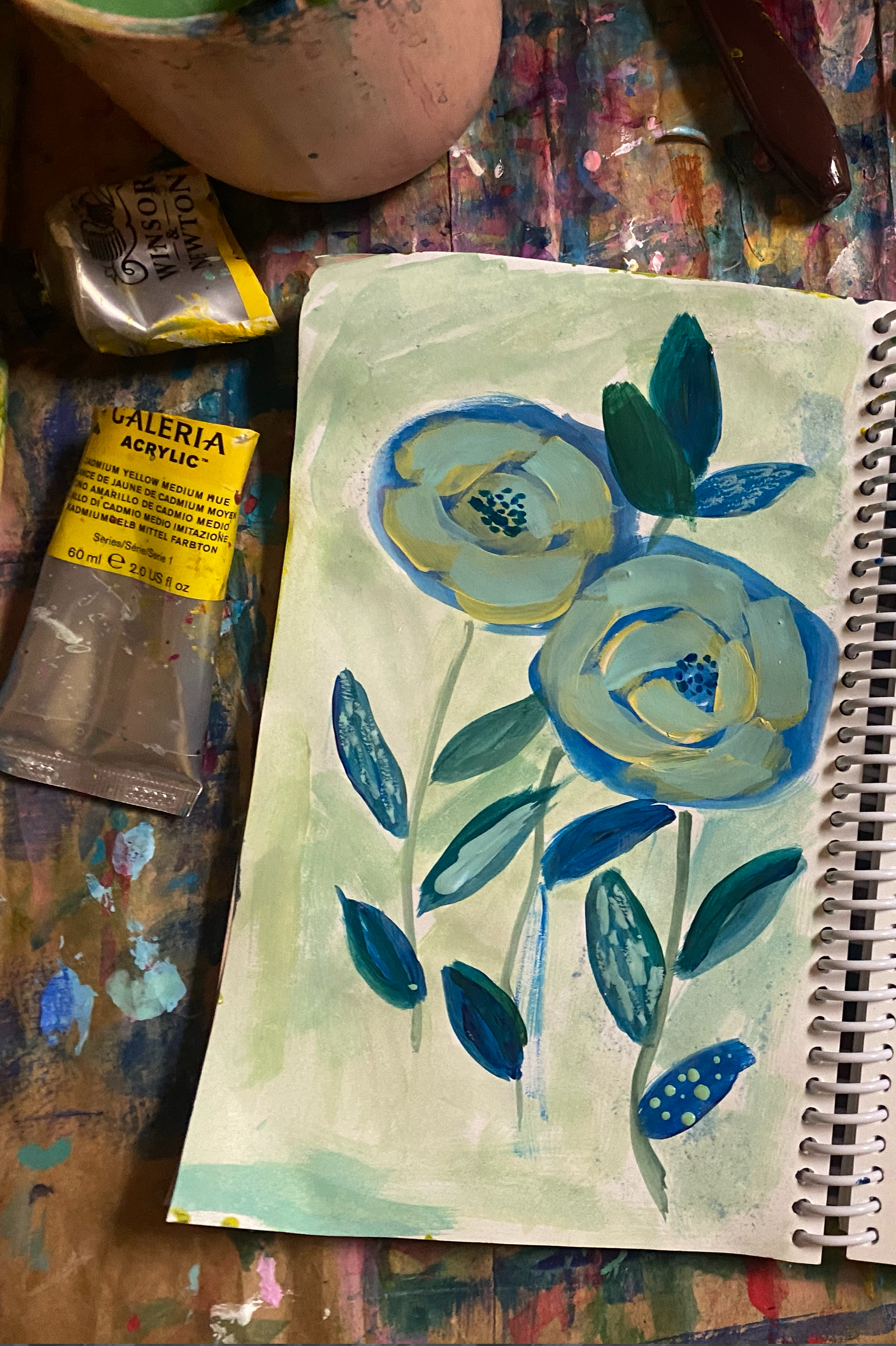 How to Create Unique Flower Art in Your Journal