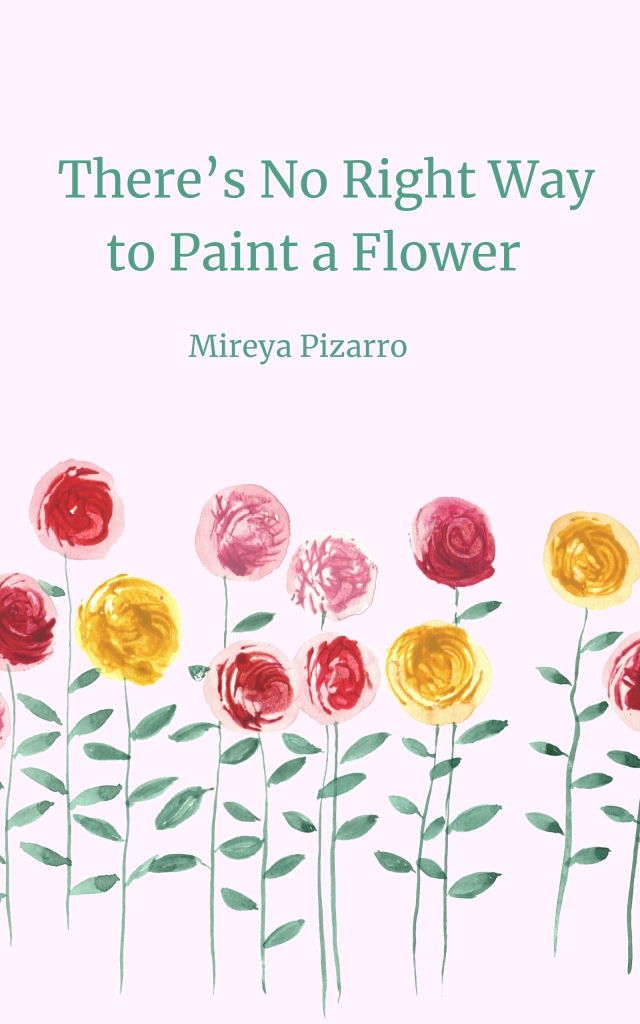 there's no right way to paint a flower book cover