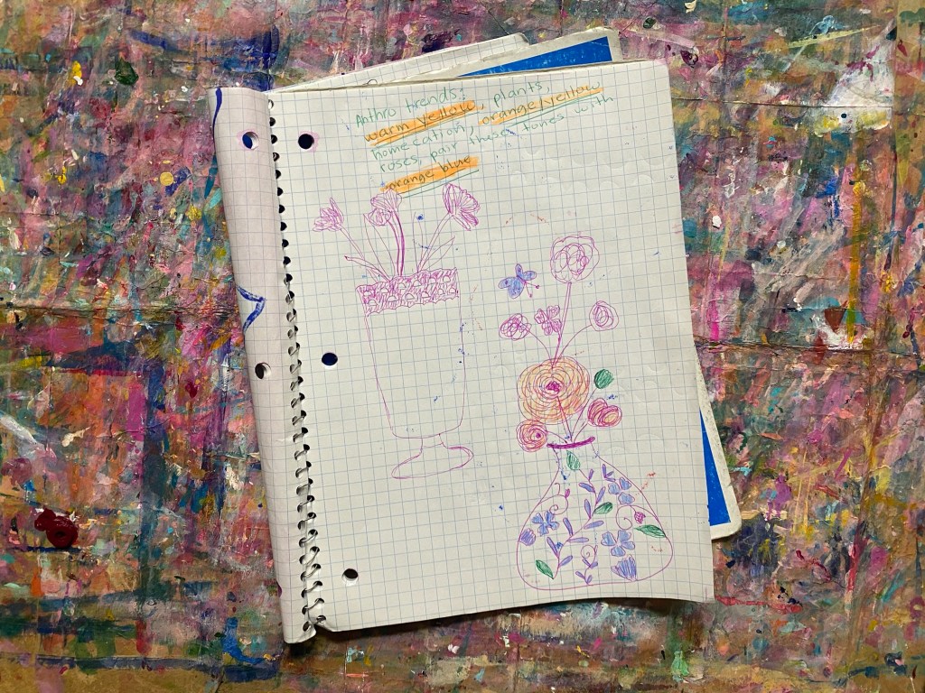 flower sketch doodles that will be come flower paintings