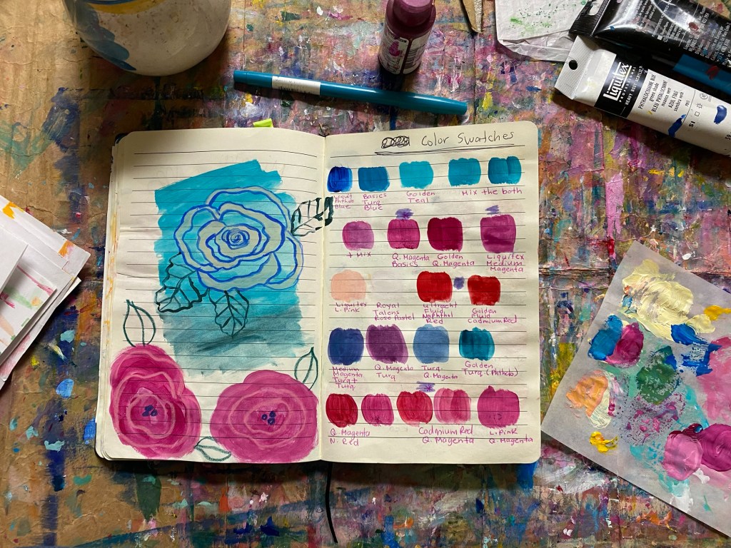 Mixing Acrylic Paint&nbsp;Colors