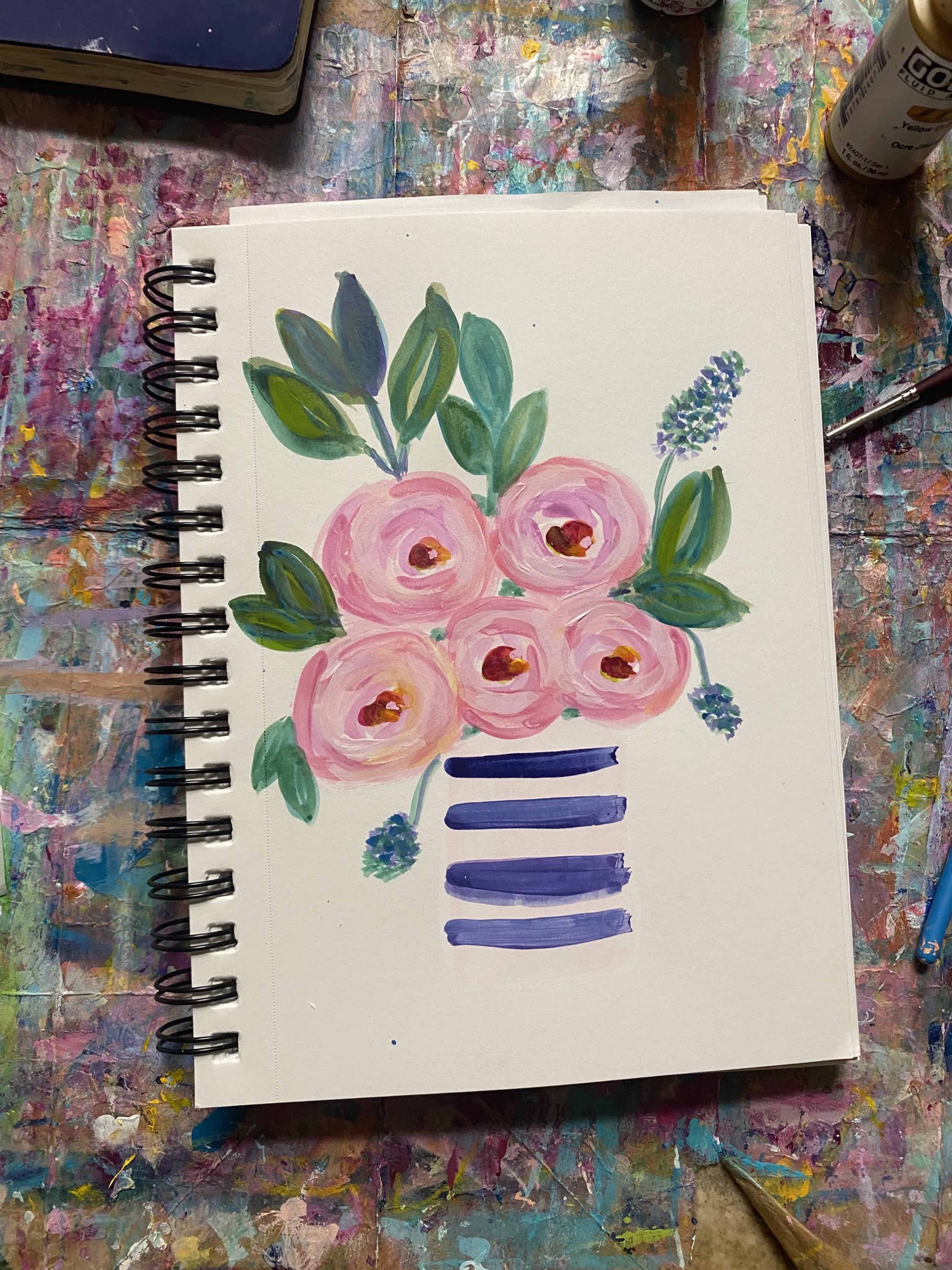 How to Paint with Golden Acrylic Paints