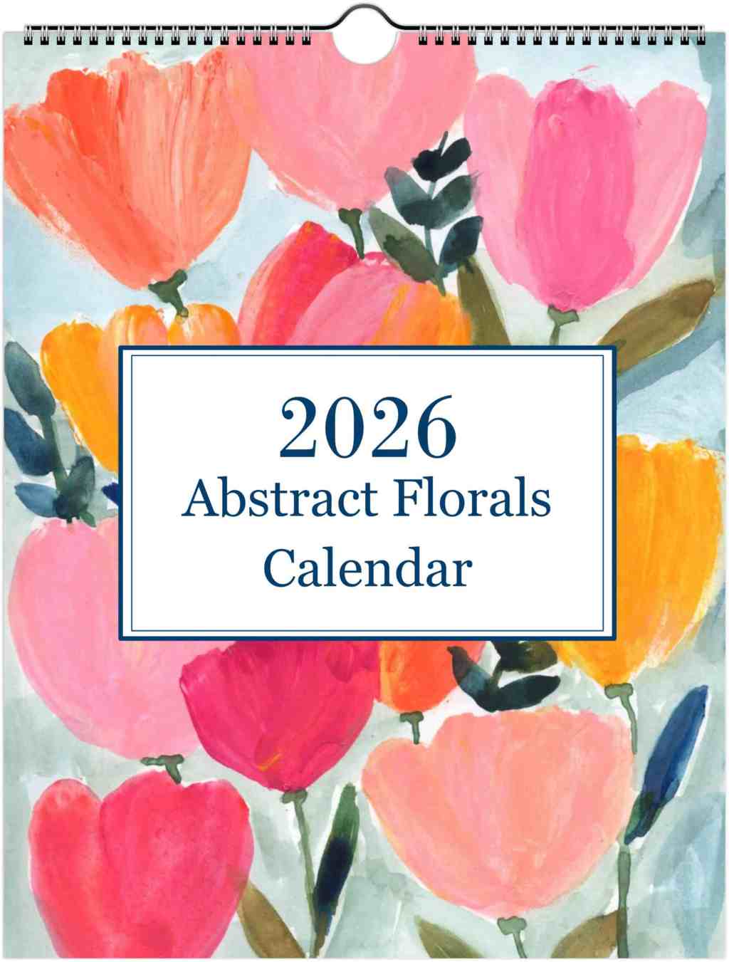 2026 abstract flower calendar