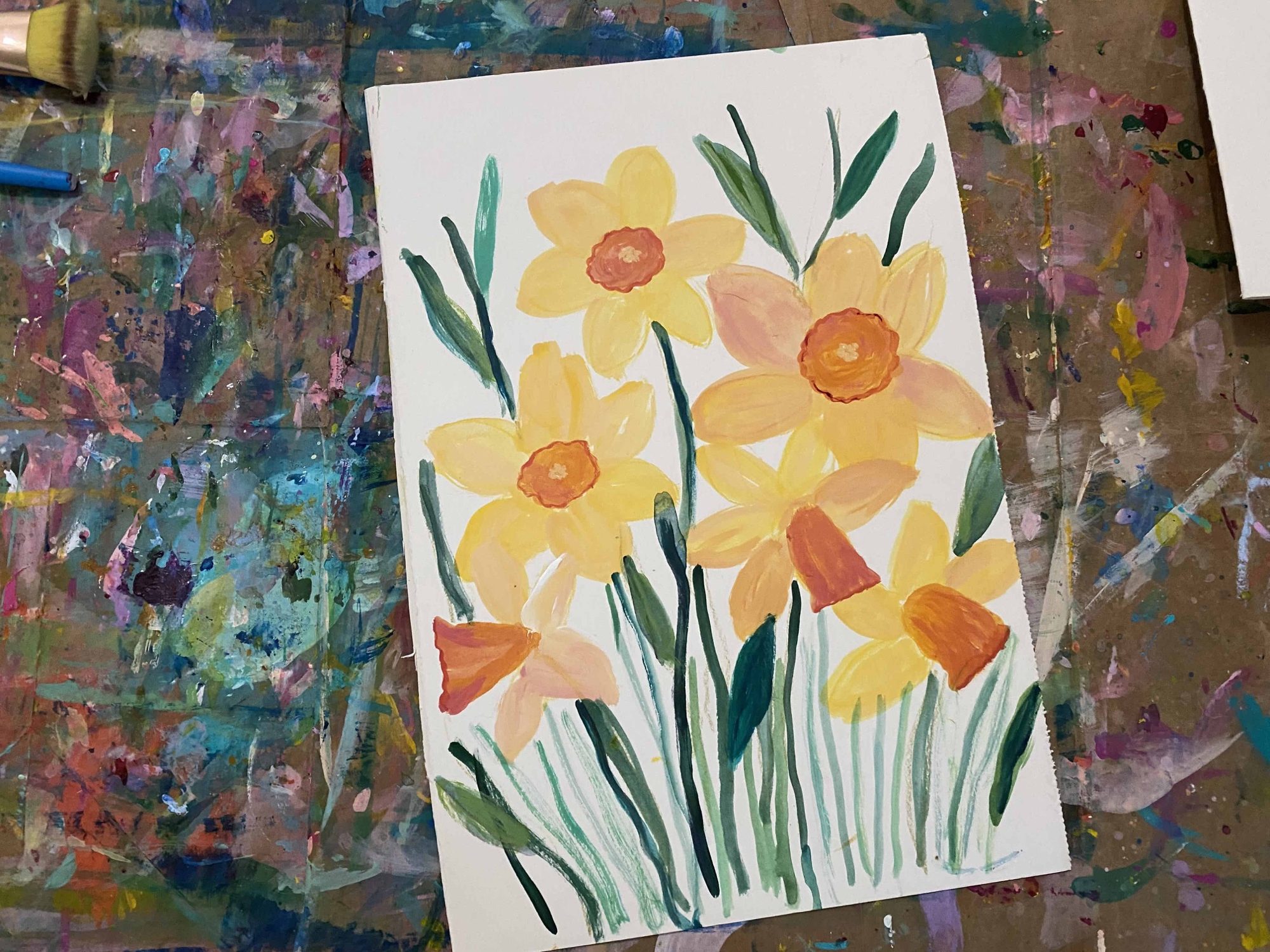 The Power of Color in Art and Nature: Sun-Kissed by Daffodils.